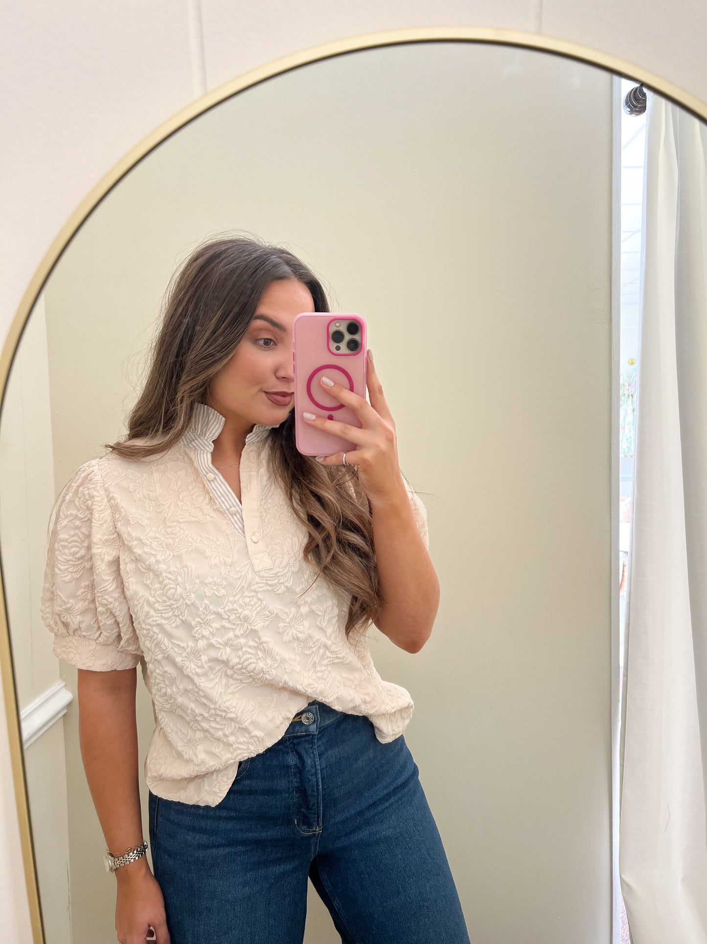 Blossom Textured Top