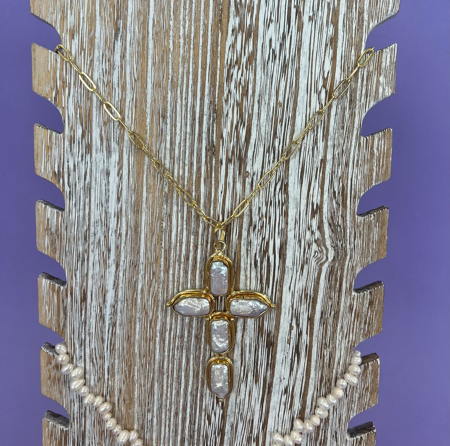 Micah Cross Necklace