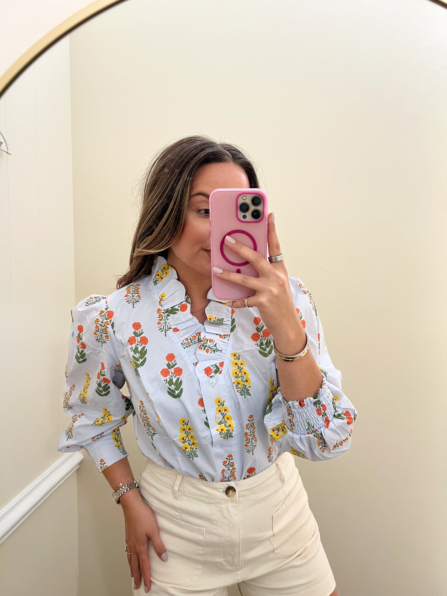 Blue Wildflower Wonder Top