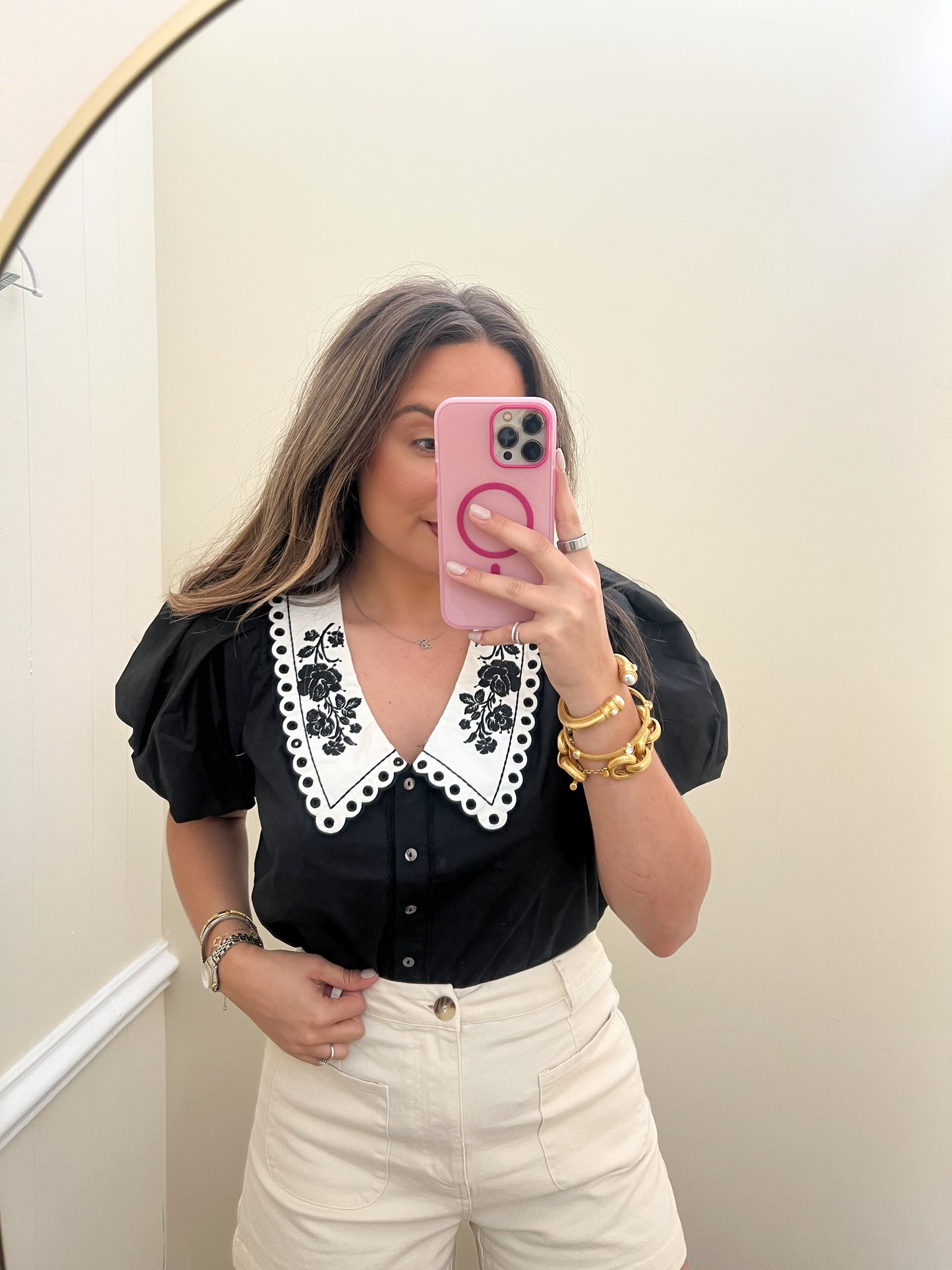 Embroidered Elegance Top