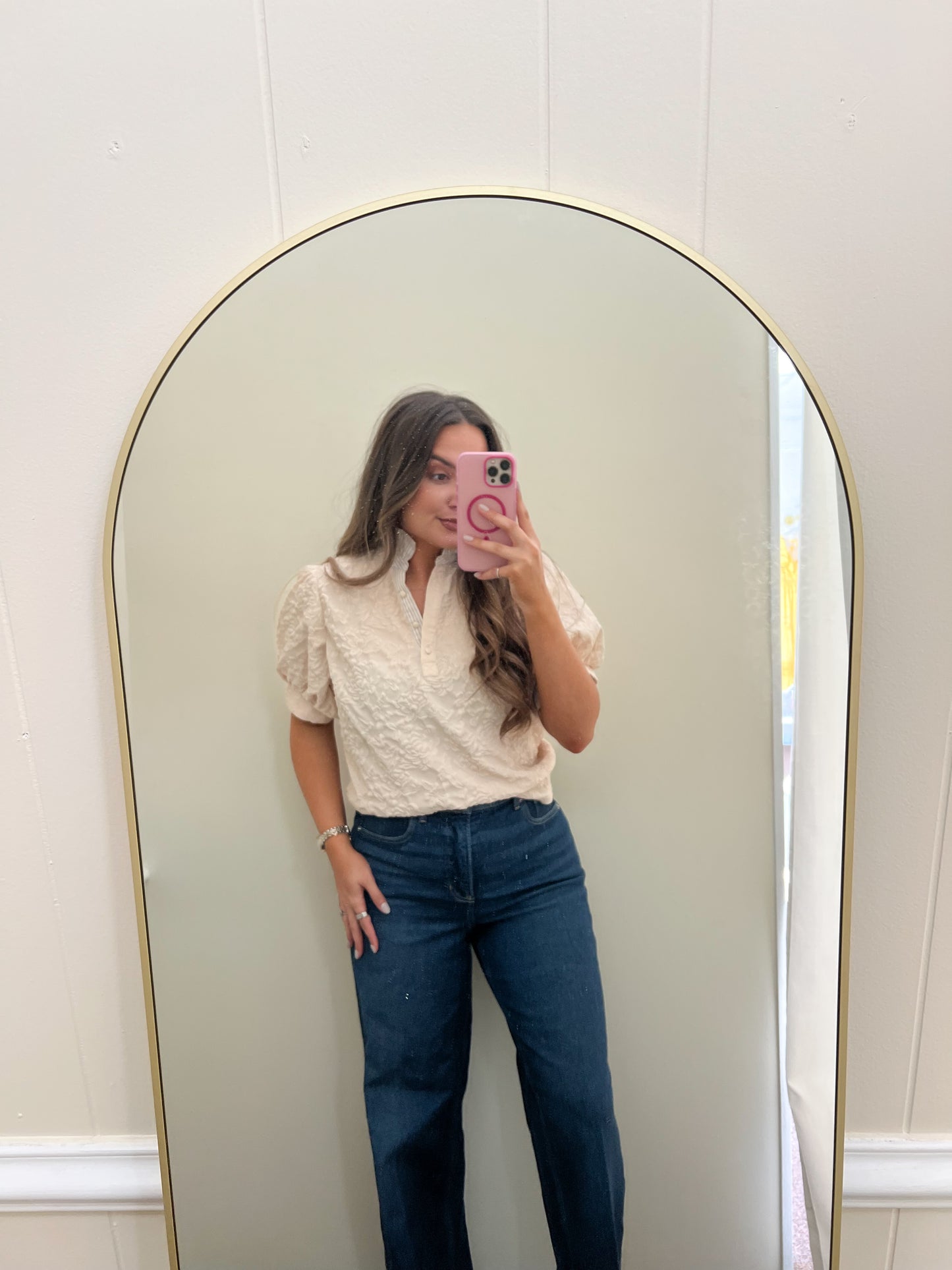 Blossom Textured Top