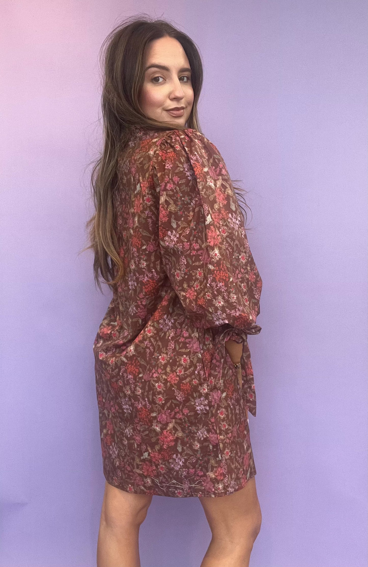 Falling for floral dress