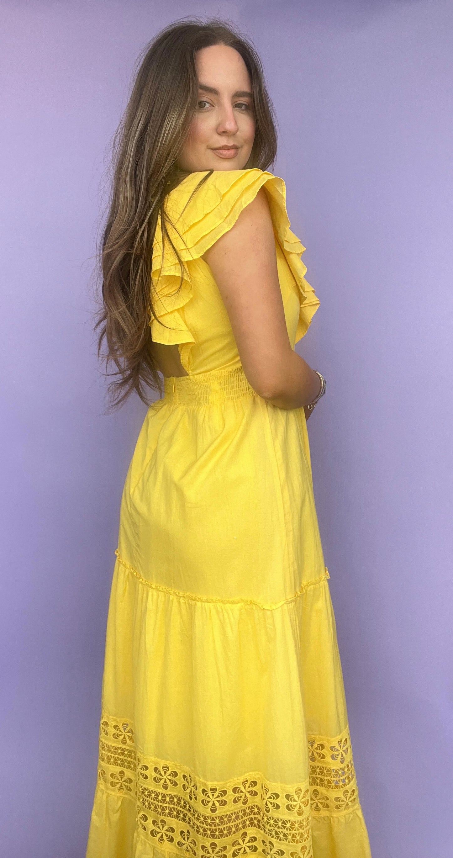 Bella Yellow Maxi Dress
