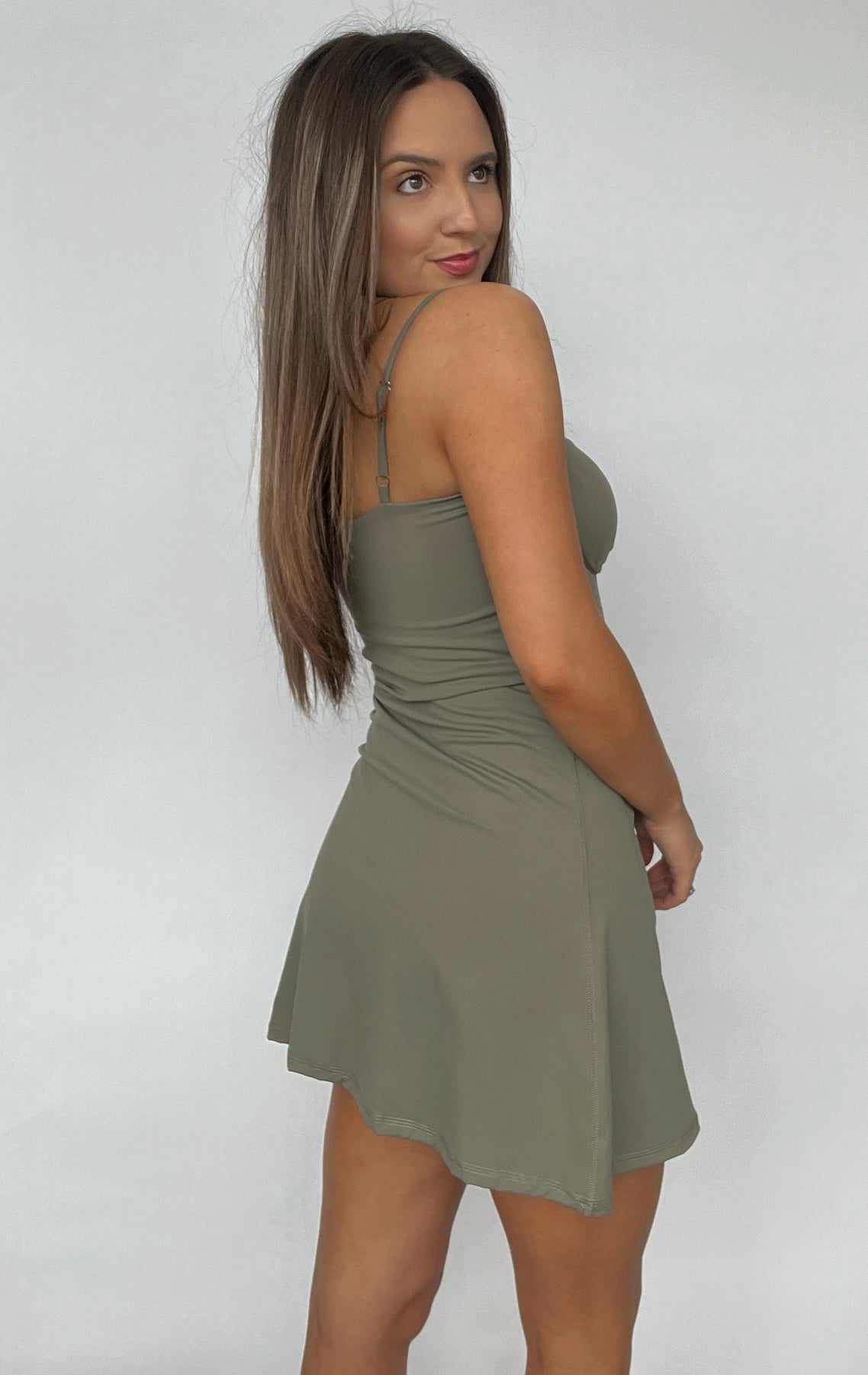 Sage Green Sweetheart Dress