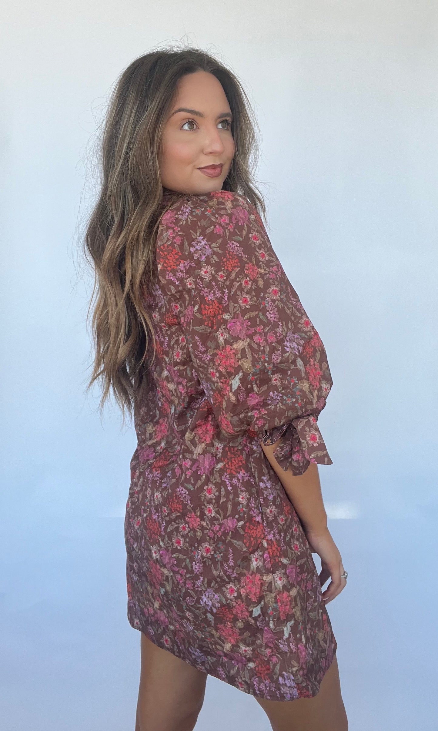 Falling for floral dress