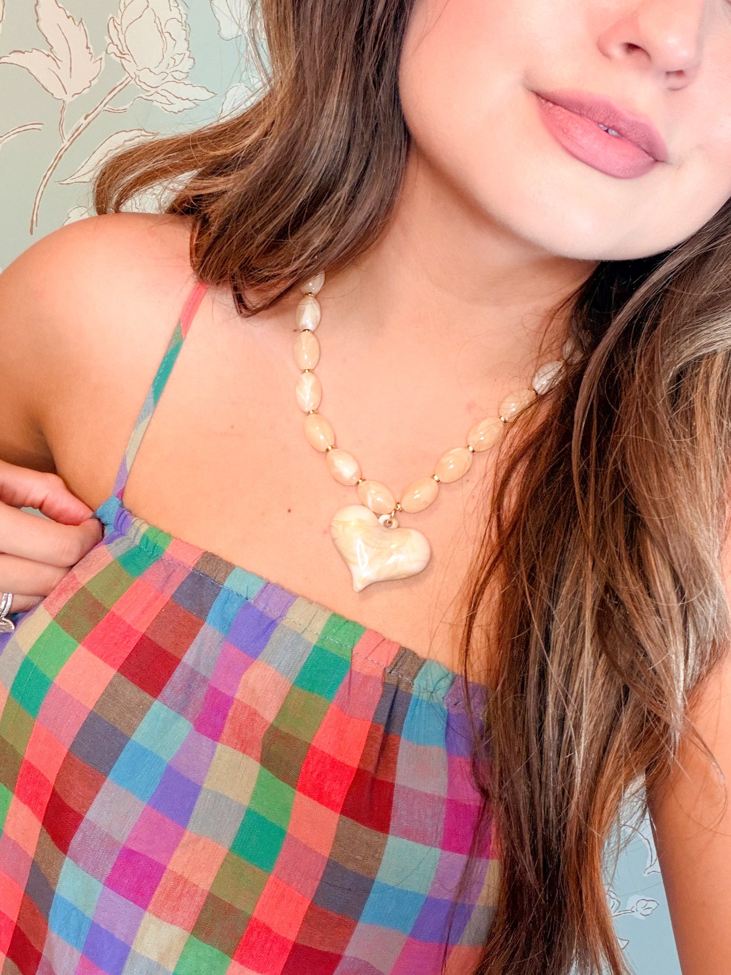 Ivory Heart Necklace