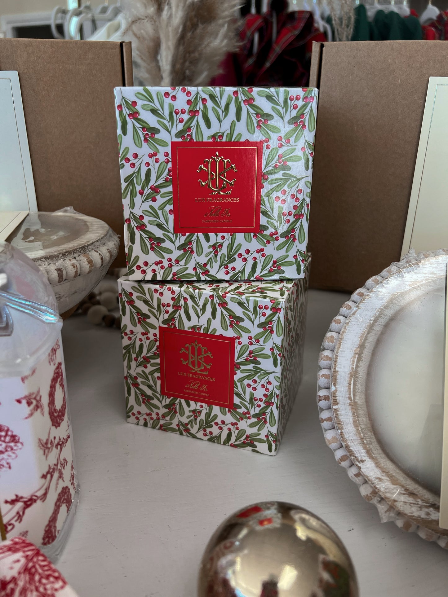 Noble Fir Box Candle