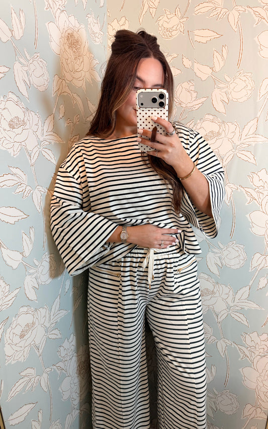 The Weekender Stripe Pant