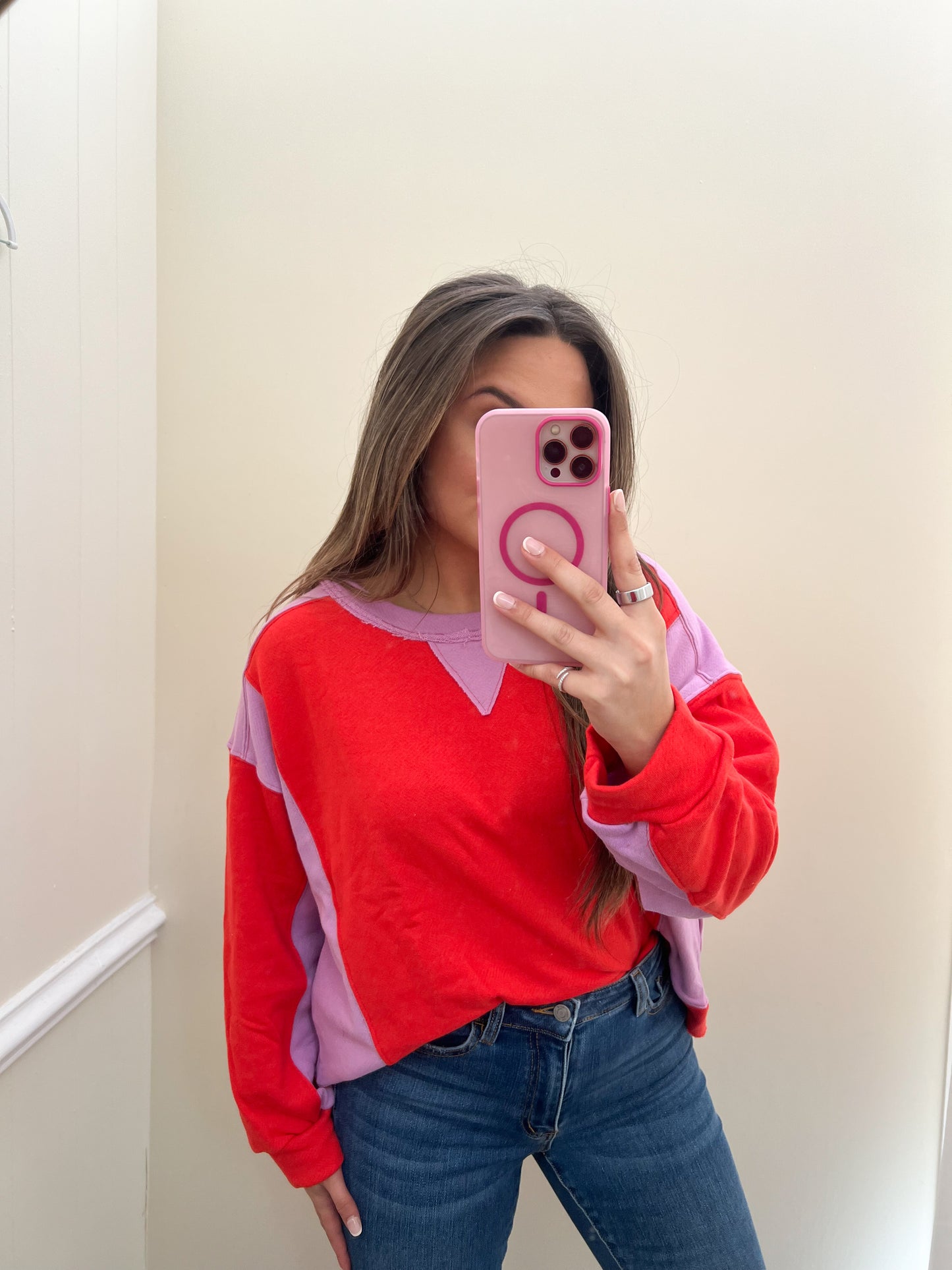 Colorblock Comfort Top