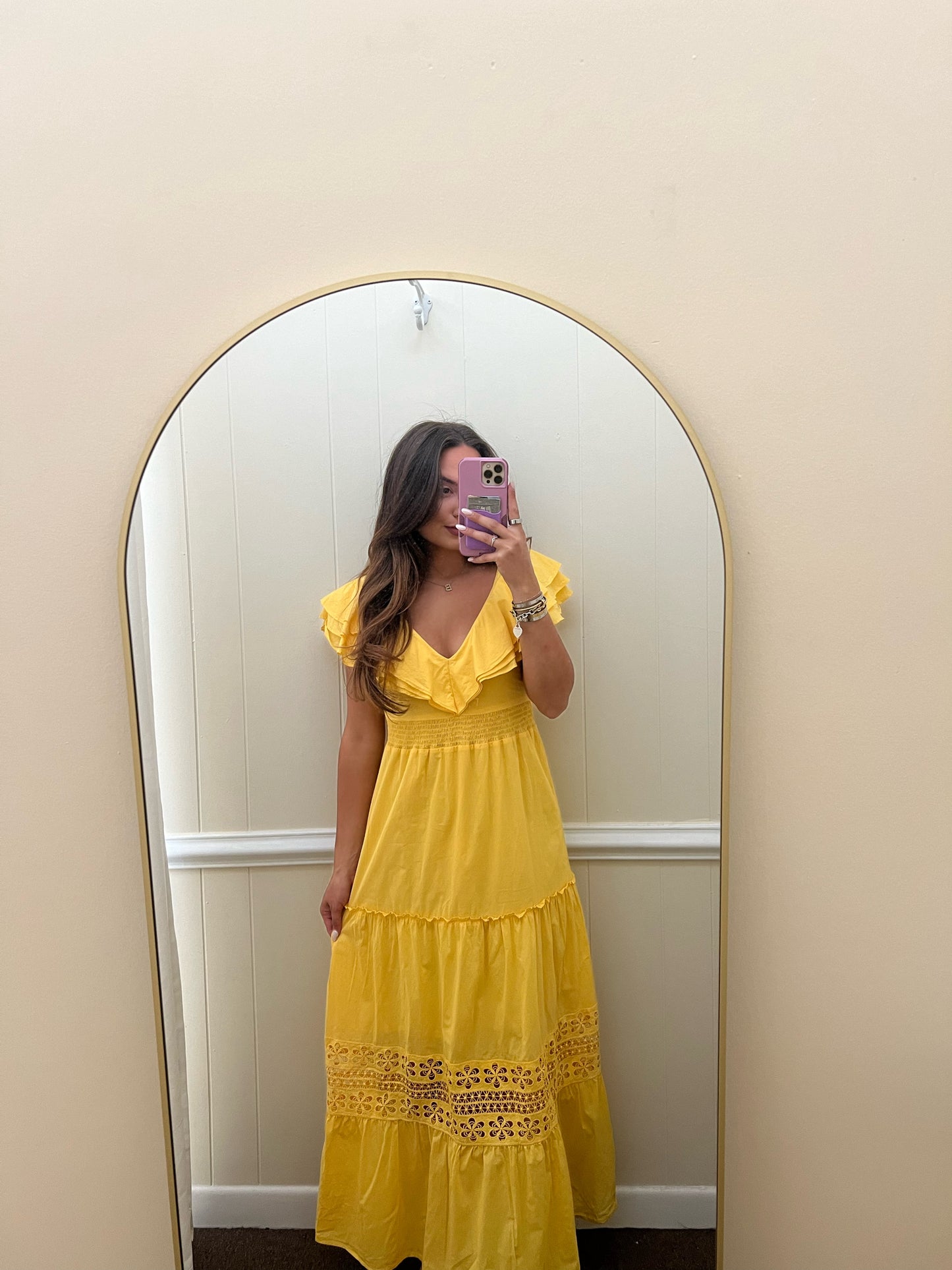 Bella Yellow Maxi Dress